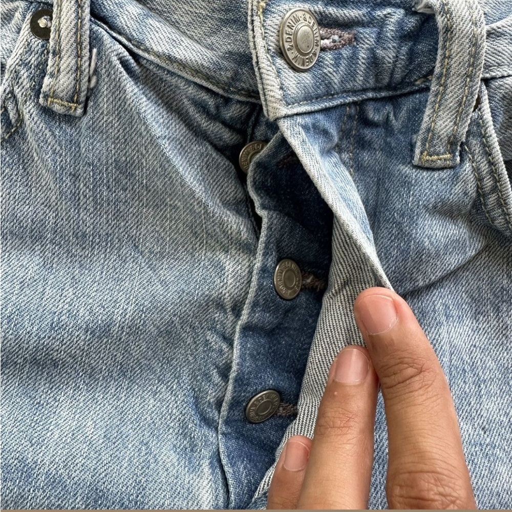 H&M Light Blue Distressed Jeans - Picture 9 of 16